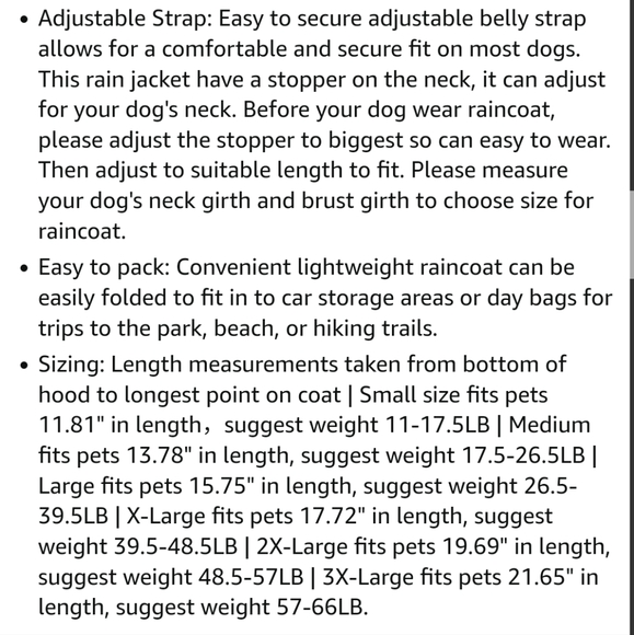 Yellow Zooland Dog Raincoat - Picture 9 of 9